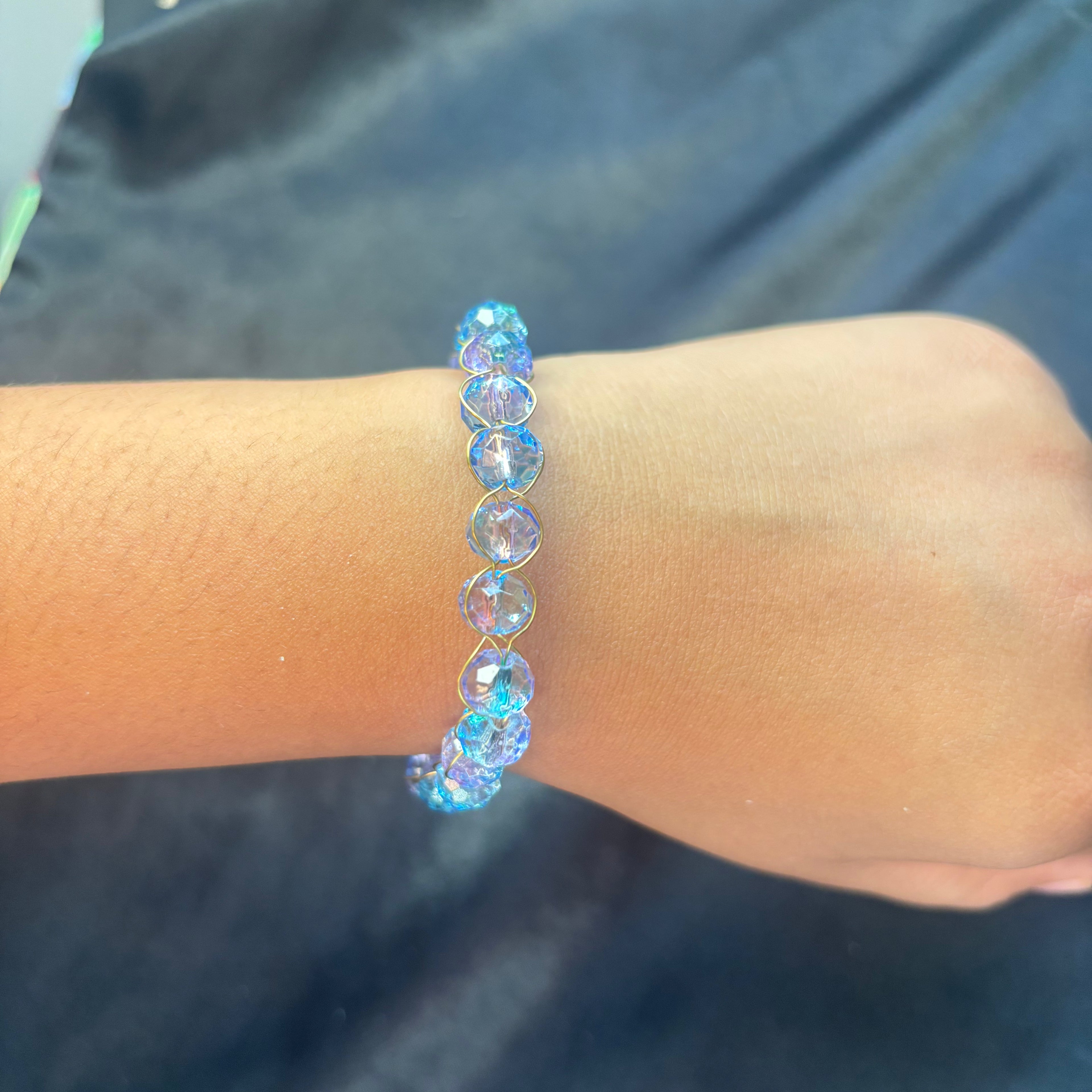 Cotton candy bracelet