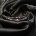 Purple jade bracelet